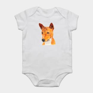 Basenji Baby Bodysuit